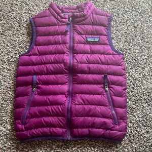 Patagonia Girls Purple Puffer Vest